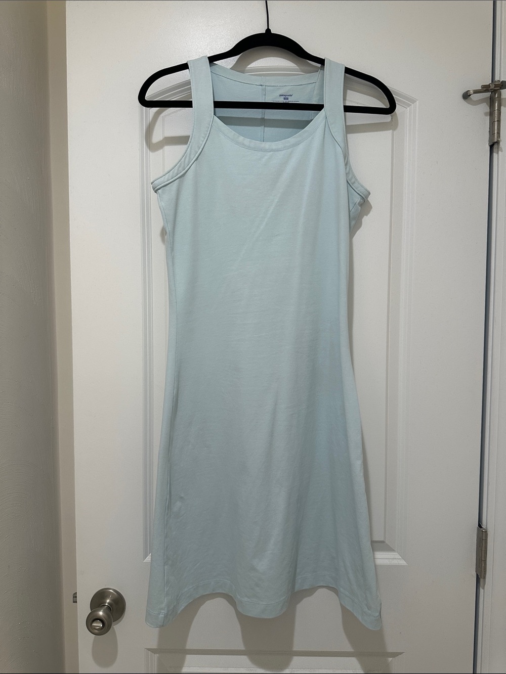 Patagonia Pale Blue Sleeveless Midi Tank Dress